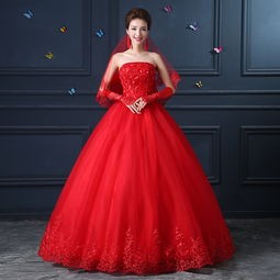 红色婚纱礼服(新娘红婚纱小跑,嫁给爱情)